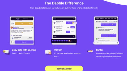 Dabble UK Features