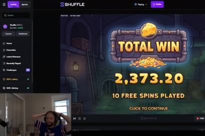 DirtyGamblers Shuffle Slot Win
