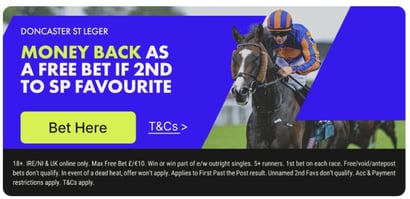 Doncaster St Leger Festival Money Back