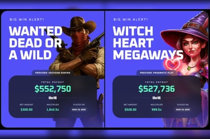 Double Big Win at Thrill.com