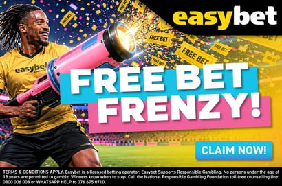 Easybet Free Bet Frenzy - Get up to R500 every week