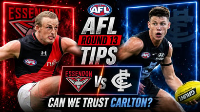 Essendon Bombers vs Carlton Blues AFL Round 13 Tips