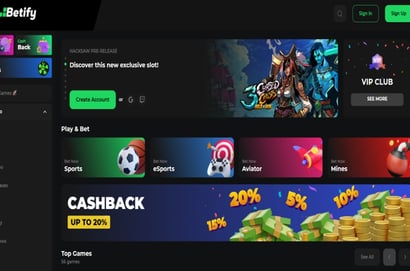 Exclusive Slots at Betify