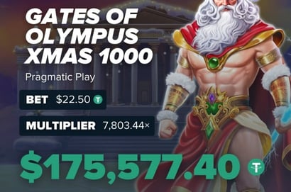 Gates Of Olympus Xmas 1000 $175K Big Win Stake Casino