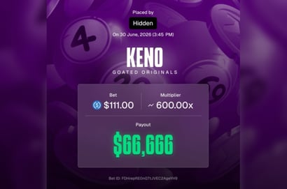 Goated Keno Originals Big Win