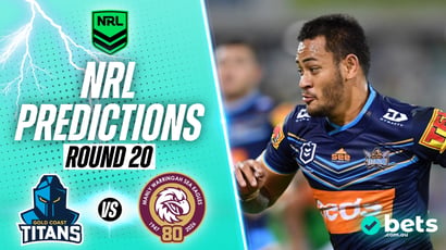 Gold Coast Titans vs Manly Sea Eagles NRL Round 20 Tips