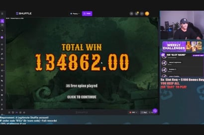 Hacksaw Gaming Wanted Dead or a Wild 134K Shuffle Big Win