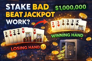 How Does the Stake Bad Beat Jackpot Work? - Poker Explained