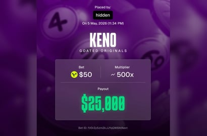 Keno Big Win Goated