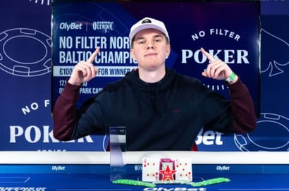 Krisjanis Stankevics Winner of No Filter Poker