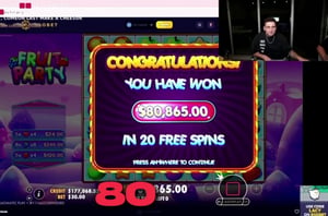 Lacy 80K Roobet Win FT
