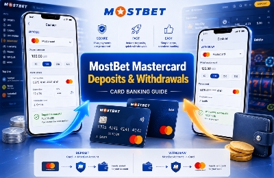 Mastercard Deposits and Withsdrawals on MostBet