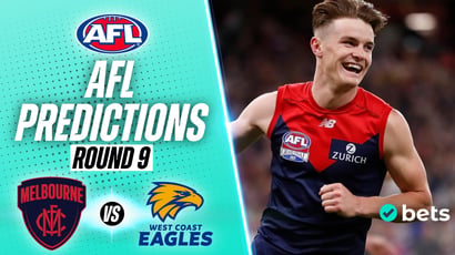 Melbourne Demons vs West Coast Eagles AFL Round 9 Tips