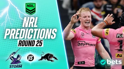 Melbourne Storm vs Penrith Panthers NRL Round 25 Tips