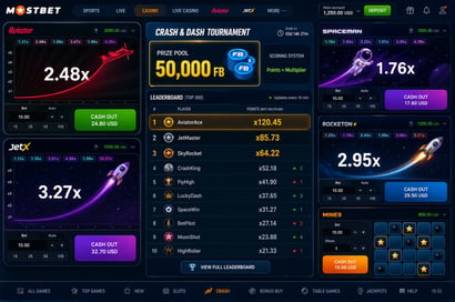 MostBet Crash and Dash Tournament