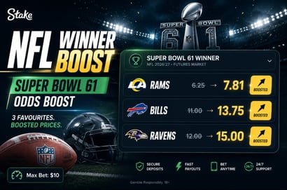 NFL Winner Odds Boost