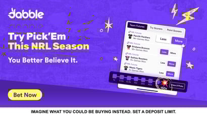 NRL Pick'em - An exciting new way to bet with Dabble