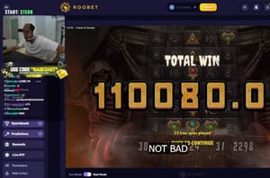 Nadeshot Turns $25 Into $110K on Hand of Anubis at Roobet