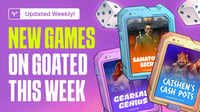 New Casino Games at Goated.com