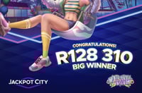 New R100K Member at Jackpot City