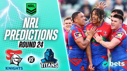 Newcastle Knights vs Gold Coast Titans NRL Round 24 Tips