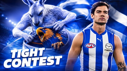 North Melbourne Kangaroos vs West Coast Eagles