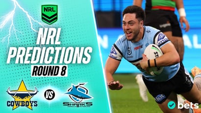 North QLD Cowboys vs Cronulla Sharks NRL Round 8 Tips - Sharks keep the thumb on the Cowboys