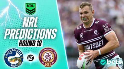 Parramatta Eels vs Manly Sea Eagles NRL Round 18 Tips