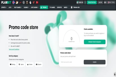 Planbet Promo Code Store