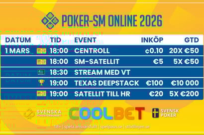 Poker-SM Online 2026, Coolbet
