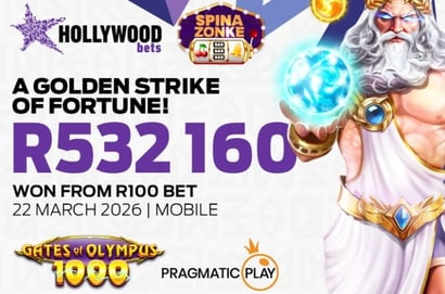 R532K Hollywoodbets Slot Win