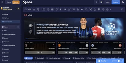 Rainbet Live and In-Play Betting