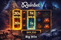Rainbet Outlaw Zeus vs Hades win