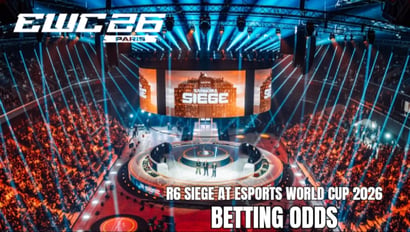 Rainbow Six Siege X at Esports World Cup 2026 Betting Odds