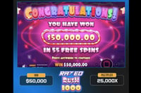 Razed Rush 1000 Big wins