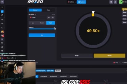 Razed Wheel Max Multiplier