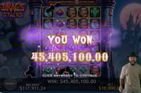 Record $45 million slot win