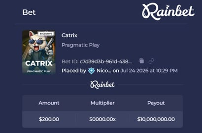 Roobet Catrix Max Win