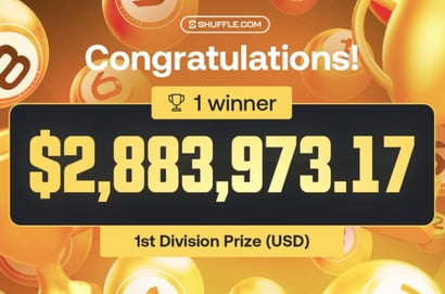 SHFL Lottery Jackpot Win