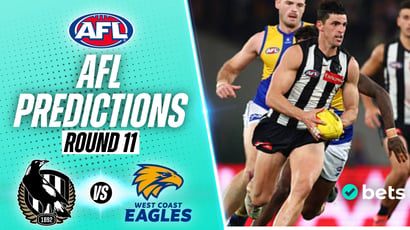 Collingwood Magpies vs West Coast Eagles AFL Round 11 Tips - Party time for Pies and Pendles in front of Magpie Army