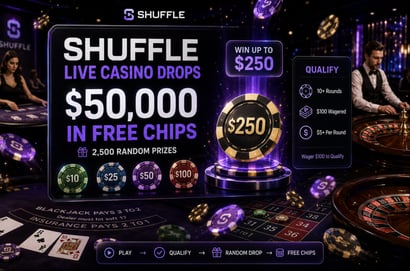 Shuffle Live Casino Free Chips