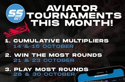 SoccerShopBet October Weekend Aviator Tournaments