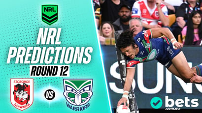 St George Illawarra Dragons vs New Zealand Warriors NRL Round 12 Tips & Prediction - Warriors too good for embattled Dragons