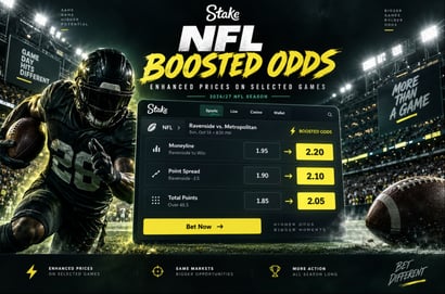 Stake NFL Boosted Odds