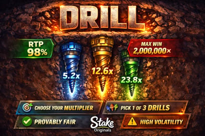 Stake Originals Drill Game Review