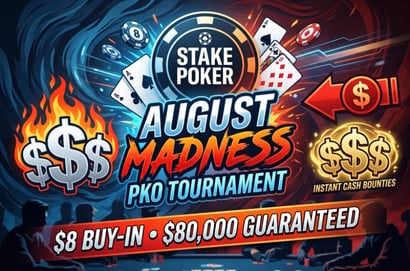 Stake Poker August Madness