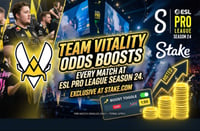 Stake Team Vitality Odds Boosts