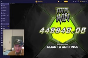 SteveWillDoIt 450K Slot Win