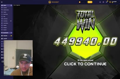 SteveWillDoIt 450K Slot Win