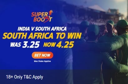 SuperSportBet India vs South Africa Odds Boost